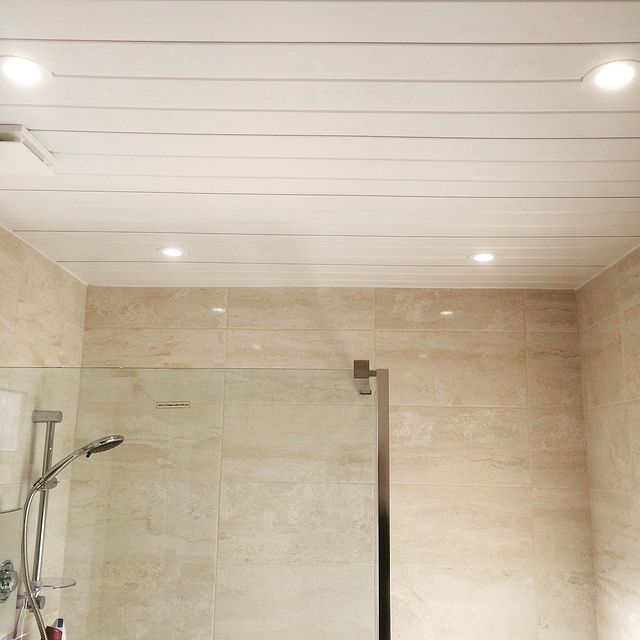Bathroom lights, shower and fan installation